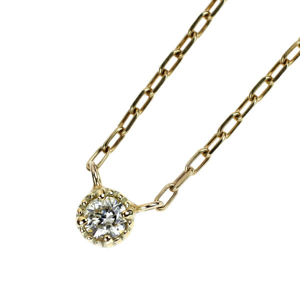 K10YG ダイヤモンド ペンダントネックレス 0.05ct