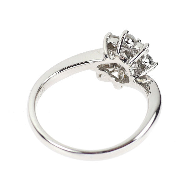Pt900 ダイヤモンド リング 0.51ct フラワー