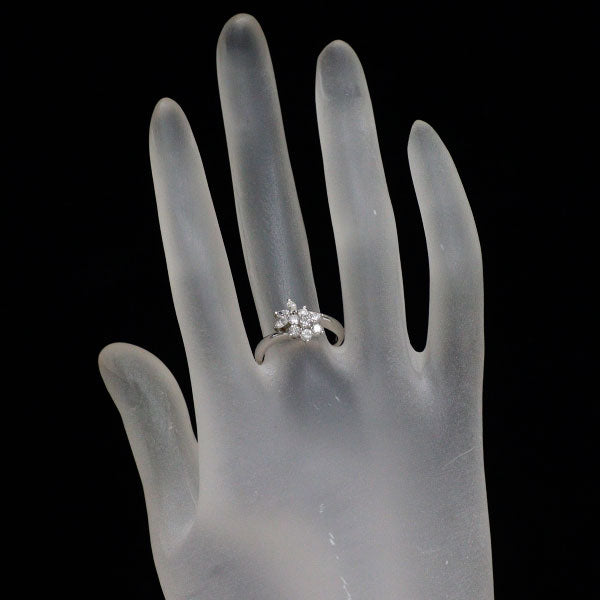 Pt900 ダイヤモンド リング 0.51ct フラワー