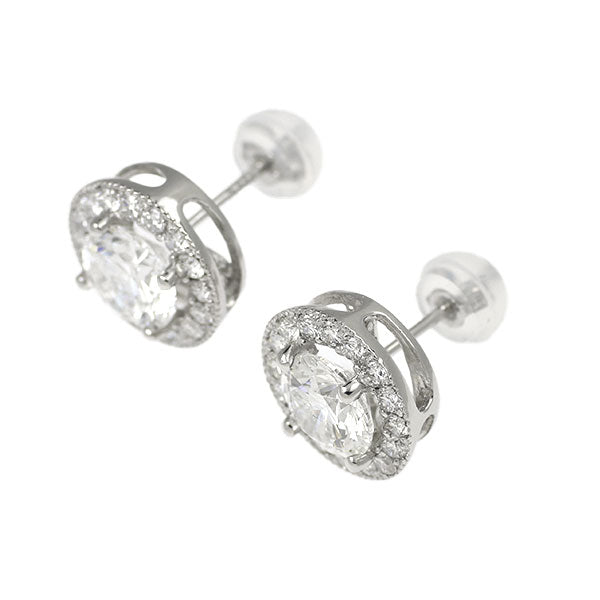 新品 Pt950/ Pt900 ダイヤモンド スタッド ピアス 2.012ct F/G SI2 VG/G D0.54ct【エスコレ】