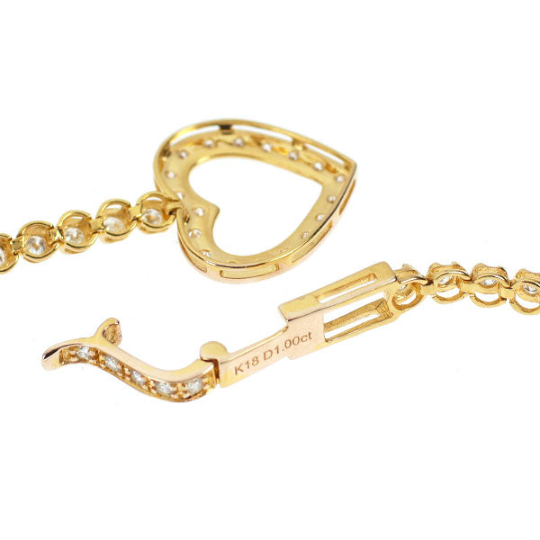 K18YG ダイヤモンド ブレスレット 1.00ct テニス