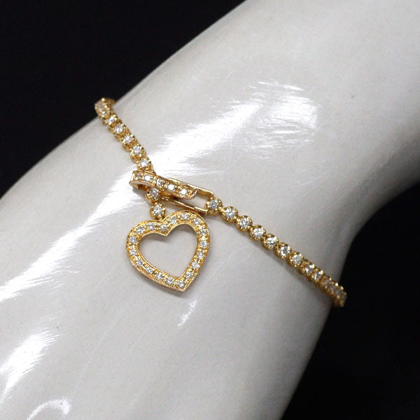 K18YG ダイヤモンド ブレスレット 1.00ct テニス