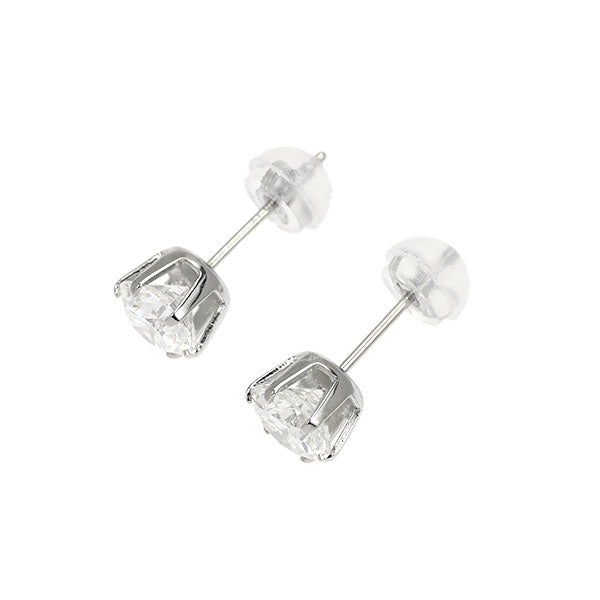 新品 Pt900 ダイヤモンド ピアス 1.407ct F/G SI2 EX/VG スタッド【エスコレ】