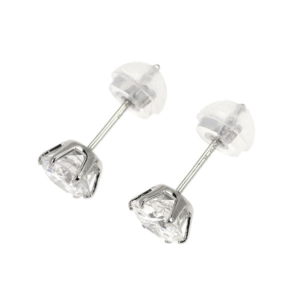 新品 Pt900 ダイヤモンド ピアス 1.050ct E/G SI2 VG/G スタッド【エスコレ】