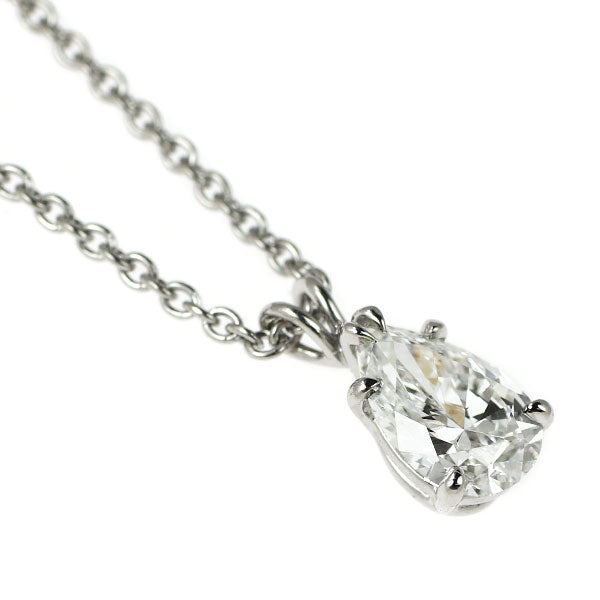 ハリーウィンストン Pt950 ペアシェイプ ダイヤモンド ペンダントネックレス 0.55ct F VVS1