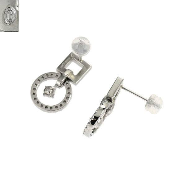 コンコルド Pt900 ダイヤモンド ピアス 0.66ct