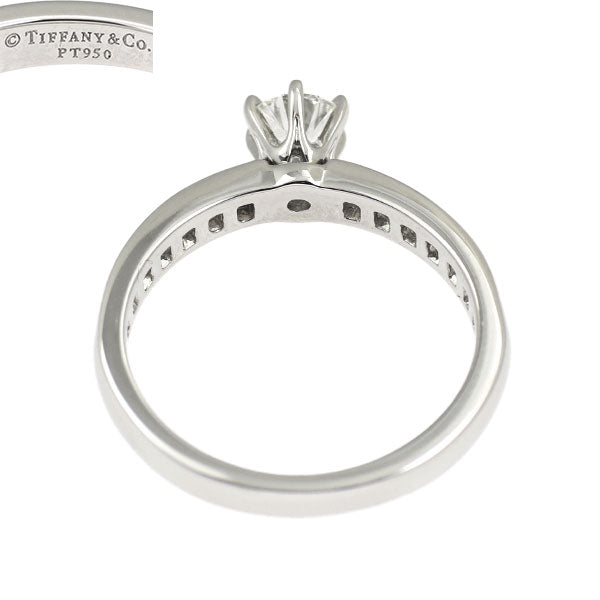ティファニー Pt950 ダイヤモンド リング 0.31ct ソリティア チャネルセッティング