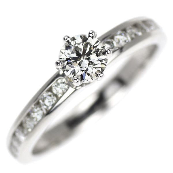 ティファニー Pt950 ダイヤモンド リング 0.31ct ソリティア チャネルセッティング