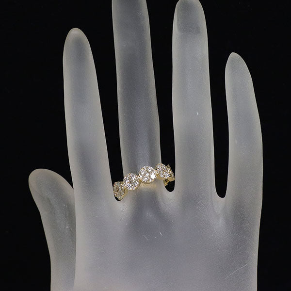 K18YG ダイヤモンド リング 1.25ct