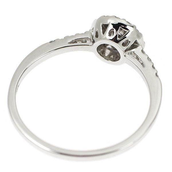 Pt900 ベニトアイト ダイヤモンド リング 0.14ct D0.18ct