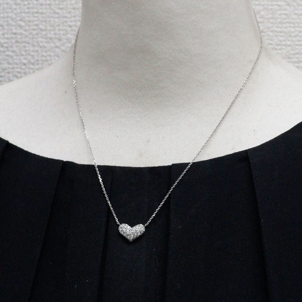 ベリテ K18WG H＆C ダイヤモンド ペンダントネックレス 0.50ct