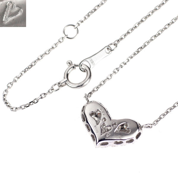 ベリテ K18WG H＆C ダイヤモンド ペンダントネックレス 0.50ct