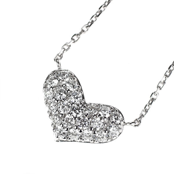 ベリテ K18WG H＆C ダイヤモンド ペンダントネックレス 0.50ct