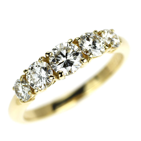平和堂貿易 K18YG ダイヤモンド リング 1.05ct