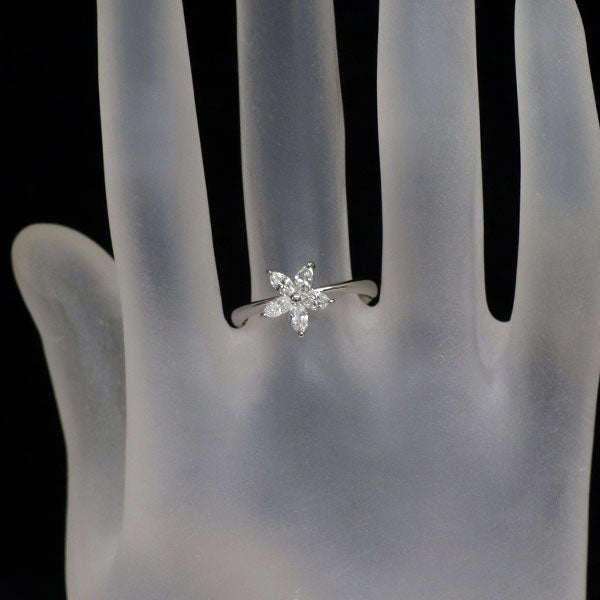 セイコー Pt900 ダイヤモンド リング 0.50ct フラワー