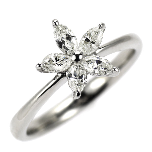 セイコー Pt900 ダイヤモンド リング 0.50ct フラワー