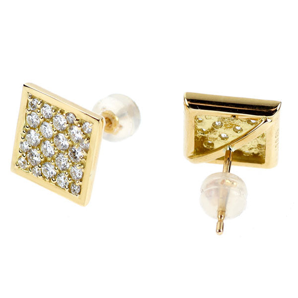 K18YG ダイヤモンド ピアス 1.02ct