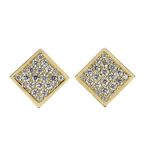 K18YG ダイヤモンド ピアス 1.02ct