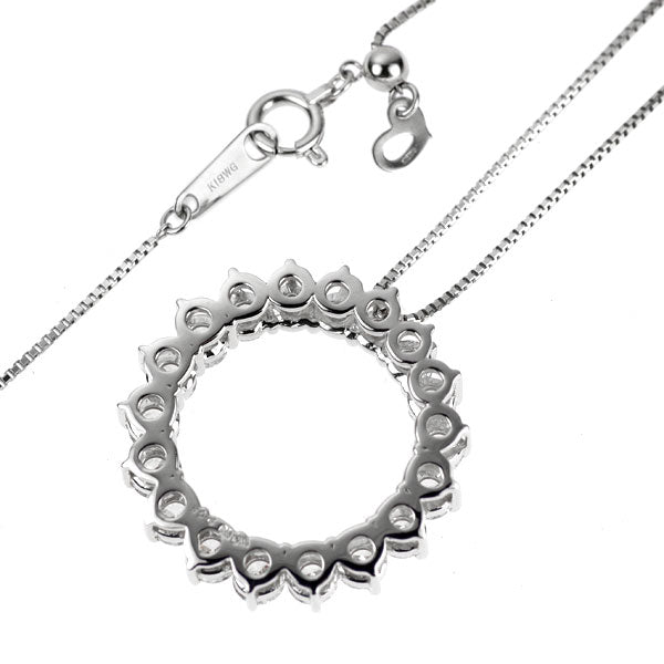 K18WG ダイヤモンド ペンダントネックレス 2.08ct