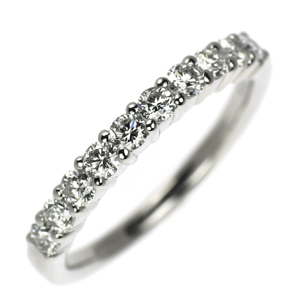 Pt900 ダイヤモンド リング 0.58ct ハーフエタニティ