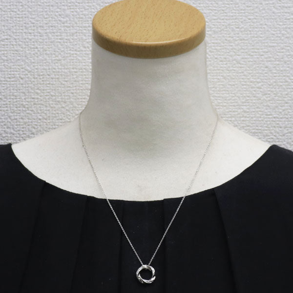 周大福 K18WG ダイヤモンド ペンダントネックレス 0.315ct