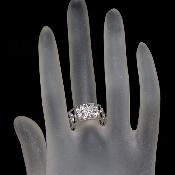 K18WG ダイヤモンド リング 0.50ct