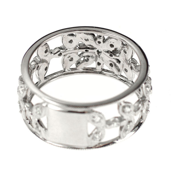 K18WG ダイヤモンド リング 0.50ct