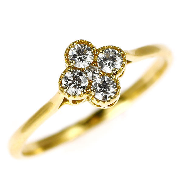 K18YG ダイヤモンド リング 0.20ct