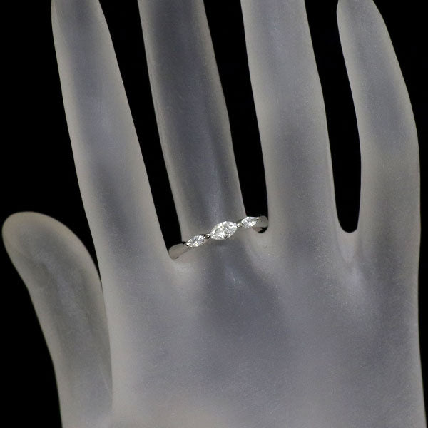 Pt900 マーキス ダイヤモンド リング 0.35ct