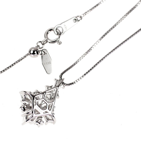 K18WG ダイヤモンド ペンダントネックレス 0.70ct