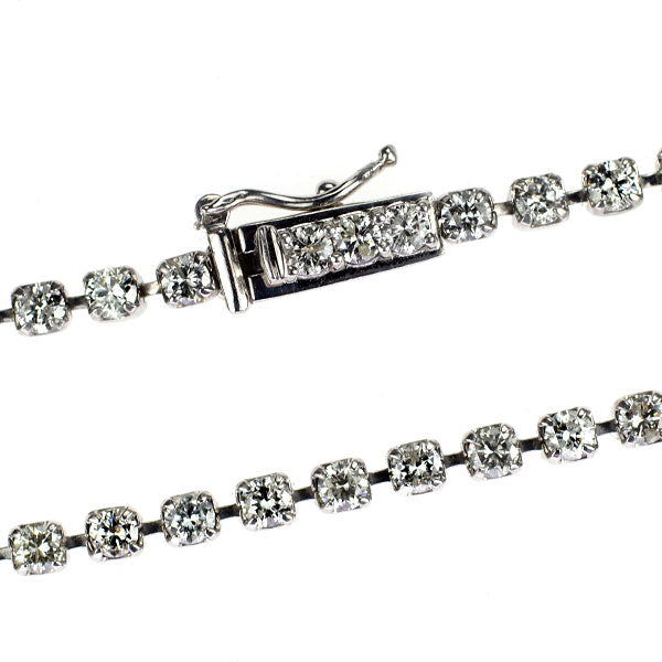 K18WG ダイヤモンド テニス ブレスレット 3.00ct