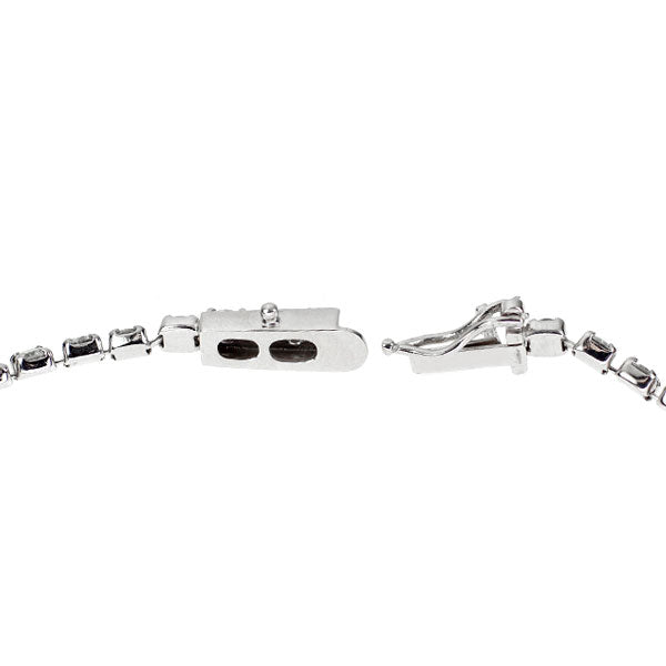 K18WG ダイヤモンド テニス ブレスレット 3.00ct