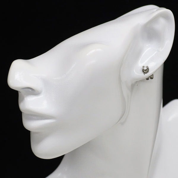 Pt999/ Pt950 ダイヤモンド ピアス 0.22ct ハート