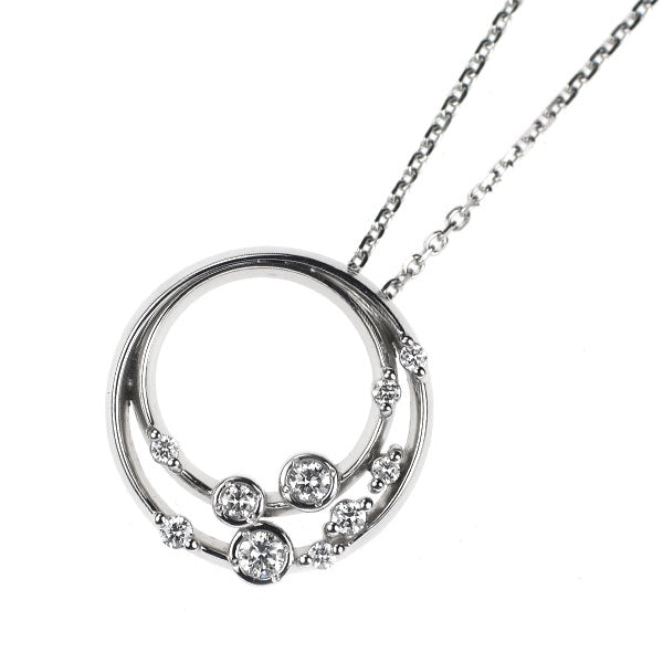 ニナリッチ Pt900/ Pt850 ダイヤモンド ペンダントネックレス 0.14ct