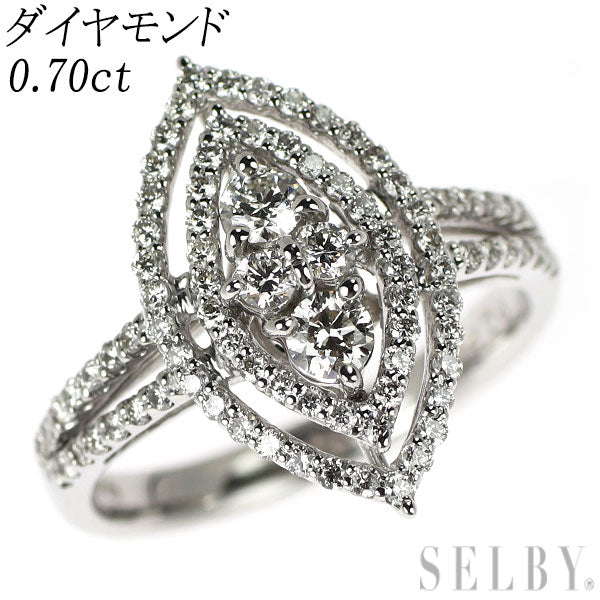 Pt900 ダイヤモンド リング 0.70ct