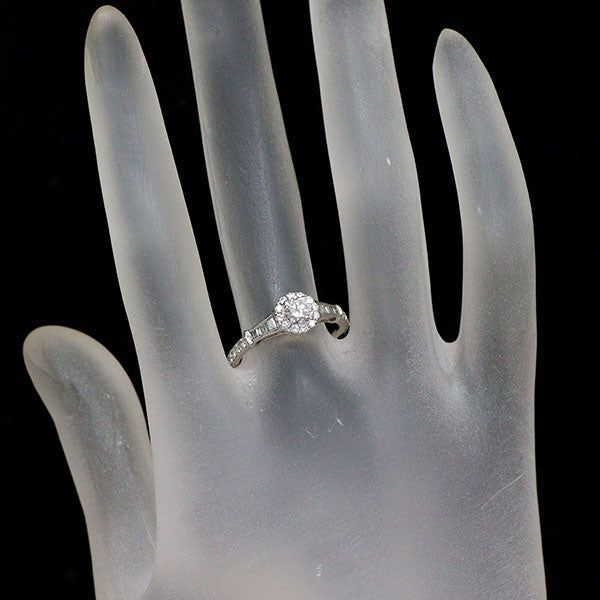 Pt900 GIA鑑定書付 最高級品質 ダイヤモンド リング 0.38ct D FL 3EX D0.85ct