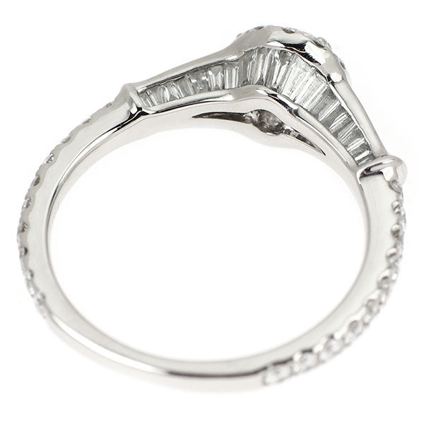 Pt900 GIA鑑定書付 最高級品質 ダイヤモンド リング 0.38ct D FL 3EX