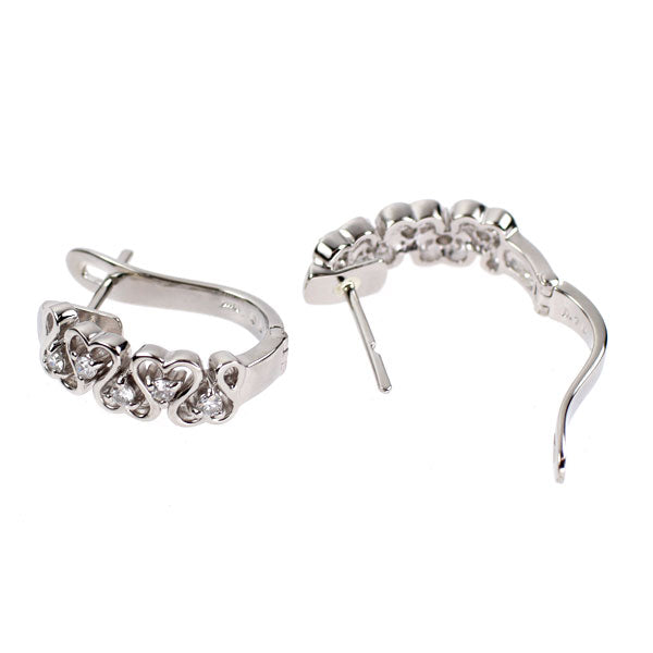 Pt900 ダイヤモンド フープ ピアス 0.20ct