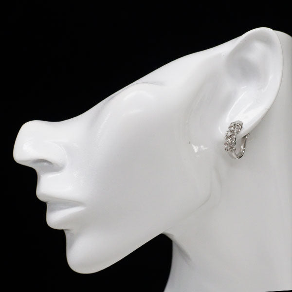 Pt900 ダイヤモンド フープ ピアス 0.20ct