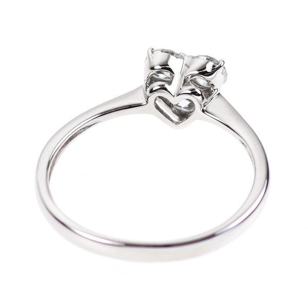 K18WG ダイヤモンド リング 0.70ct ハート