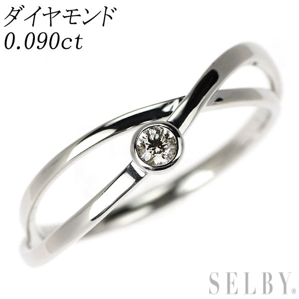 Pt900 ダイヤモンド リング 0.090ct