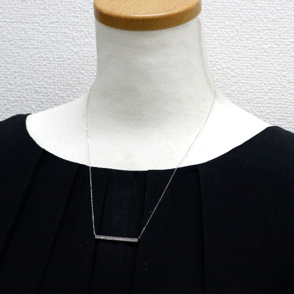 K18WG ダイヤモンド ペンダントネックレス 0.50ct