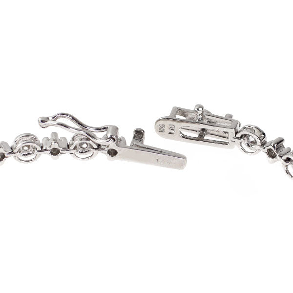 K18WG ダイヤモンド テニスレスレット 1.00ct — セルビーオンラインストア