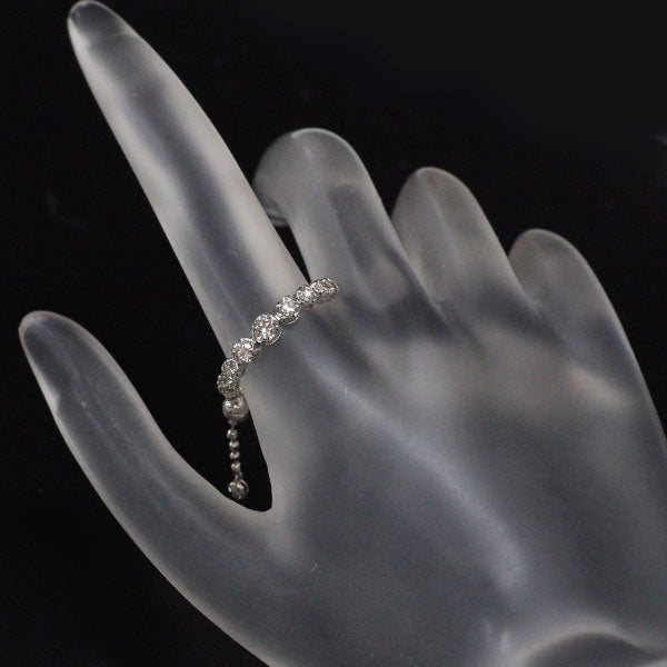K18WG ダイヤモンド リング 0.50ct