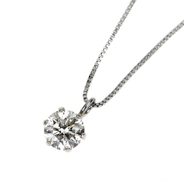 カナル4℃ Pt900/ Pt850 ダイヤモンド ペンダントネックレス 0.30ct