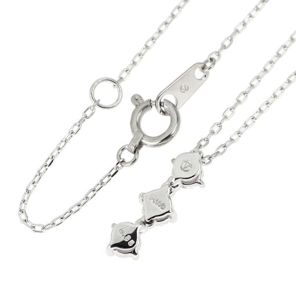 ヴァンドーム青山 Pt950/ Pt850 ダイヤモンド ペンダントネックレス 0.35ct スリーストーン