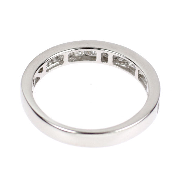 K18WG ダイヤモンド リング 0.50ct ハーフエタニティ