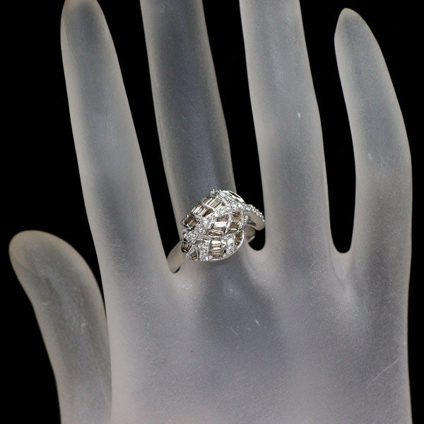 K18WG ダイヤモンド リング 0.70ct