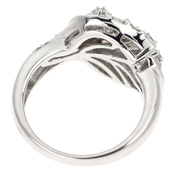 K18WG ダイヤモンド リング 0.70ct
