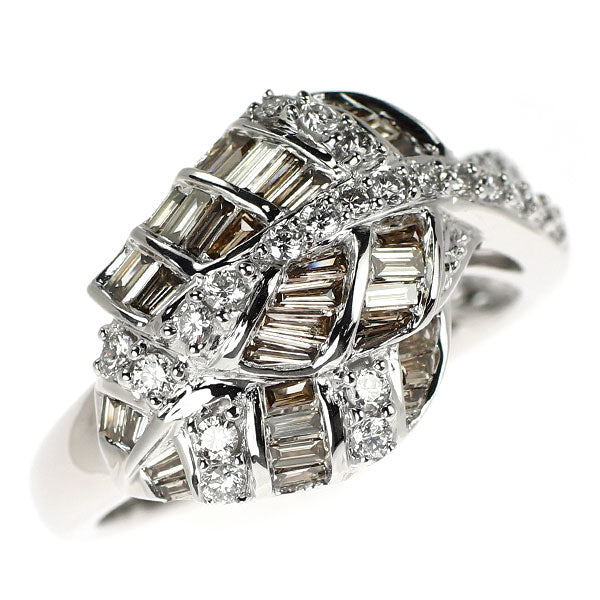 K18WG ダイヤモンド リング 0.70ct